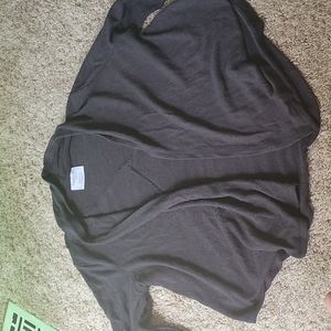 Black cardigan